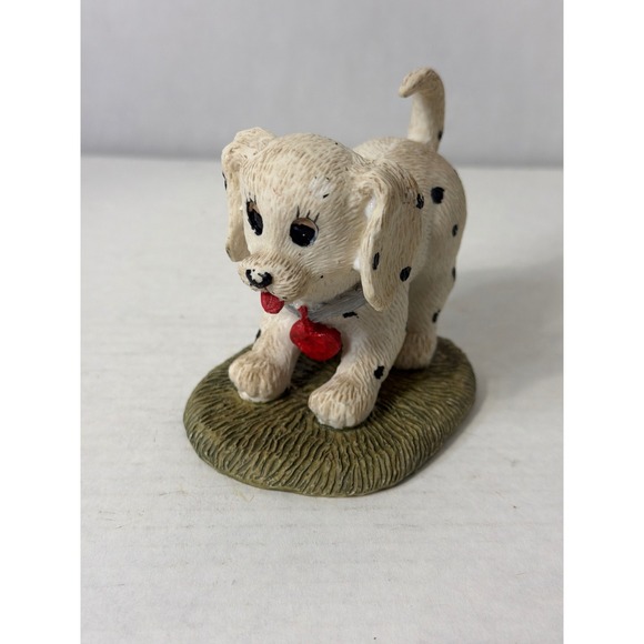 Other - Vintage Dalmatian Puppy Dog Figurine Spotted Resin Small Animal Decor
